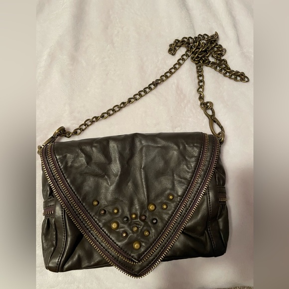 Matt & Nat Crossbody Purse. Chocolate Brown. - Picture 3 of 3